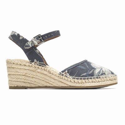 Sandálias Rockport Marah Mid Espadrille Mulher Azul Marinho PT-10476